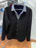 恒源祥 针织衫青年男士休闲假两件百搭毛衣上衣HJ164 黑色加绒 175/92A  实拍图