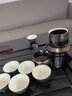 豪峰经典2025新款整套柴烧懒人茶具套装家用泡茶壶茶杯实木茶盘教师节礼物 精选款H 懒人自动9件套 家用款 实拍图
