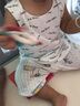 拉比婴儿小背心内穿儿童男童女童宝宝纯棉贴身护肚夏薄款2件装 英文贴身圆领背心 米白 90 实拍图