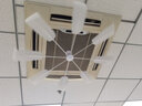 韩歌-S9中央空调天花机防直吹风扇无噪音360度旋转挡风扇叶空调挡风板办公室吸顶机空调导风板导流扇 热荐升级二代【白色扇叶】S9导风扇360旋转无噪音 实拍图