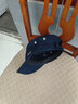 诺芝萌韩版棒球帽 男女士平顶帽 短檐 四季可戴休闲棒球帽NM489 金属藏青色 均码 可调节 实拍图