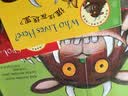 我的第一本咕噜牛·游戏书（套装全3册）：点一点，读一读+谁住在这里？+咕噜牛触摸书 0-2岁 童立方出品 实拍图