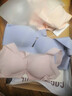 Carey Kay无痕运动内衣女无钢圈聚拢乳胶文胸小胸收副乳美背心式胸罩薄款 粉色-背心款 XL (38) 适合120斤-135斤 实拍图