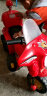 儿童电动摩托车三轮车1-2-3岁小孩灯光音乐警车宝宝充电玩具童车玩具车可坐人骑儿童电动车小孩童车 白色（高配4小时） 实拍图