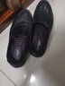 强人商务休闲男鞋通勤皮鞋头层牛皮一脚蹬驾车鞋 JDA351049 黑色 44码 实拍图