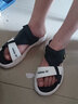 LINROD 凉鞋男士外穿潮流运动休闲开车凉拖沙滩两用拖鞋2024加大4546码 黑色 41 -42 实拍图
