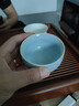容山堂娄根旺大师茶具汝窑主人杯盖碗茶杯个人专用高端乔迁伴手礼物 娄根旺天青汝窑杯-静心杯 实拍图