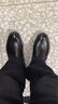 北欧图（BEIOUTU）时尚休闲皮鞋男舒适套脚懒人商务男皮鞋 580 黑色 39 实拍图