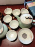 唯古潮汕功夫茶具套装家用小套青瓷茶盘茶壶盖碗茶杯整套陶瓷茶船 茶壶9件套（普通包装） 实拍图