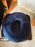 PPW坐垫办公室椅子美臀屁股久坐护腰座垫孕妇圆形垫痔疮尾椎骨折可用 女款竹炭豪华版：藏青色-推荐 实拍图