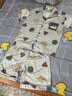 俊俊穗迪美（JUNJUNSUIDIMEI）睡衣男冰丝短袖夏季夏天薄款学生卡通青少年男士加大码家居服套装 冰丝-XY81 蜡笔小新 M /小L(高155-165CM 80-100斤) 实拍图