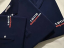 皓衣阁企业工作服T恤定制刺绣高端Polo文化衫印logo定做活动团体广告衫 【商务款精梳棉】藏青男 L 实拍图