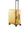 LOJEL行李箱大容量飞机免托运Cubo前开翻盖拿取便利高颜值拉杆箱万向轮 芥末黄 30英寸 -L托运箱 晒单实拍图