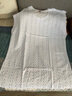 水晶豆 3件装女士老人无袖汗衫纯棉妈妈宽肩吊带背心全棉宽松中老年人短袖衫打底夏季 纯白+兰花+紫花 105/2XL 实拍图