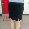 衣品饰卫夏季包臀半身裙女短裙不规则开叉一步裙职业包裙西装裙工装裙弹力 黑色 L 实拍图