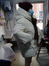 素羽轻罗羽绒服女中长款冬2025年新款韩版加厚宽松面包服学生外套上衣女装 米白色 XL 实拍图
