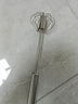 欧橡（OAK）不锈钢按压手动打蛋器打发器搅拌棒烘焙工具手工搅蛋器 C1337 实拍图
