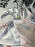 故事佳人生日礼物真丝丝巾女士桑印花蚕丝围巾百搭生日礼品送妈妈大方礼盒 亭轩浅粉灰 实拍图