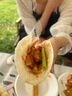粮溪谷巷正宗山东淄博烧烤小饼淄博小饼烧烤卷饼烤肉薄饼白皮饼 淄博烧烤小饼5包（30张） 实拍图