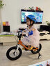 优贝（RoyalBaby）易骑儿童自行车单车学生脚踏车男女通用童车3-12岁宝宝经典表演车 黄色 14寸 实拍图