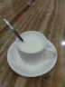 Mongdio 欧式陶瓷咖啡杯套装小精致简约家用拿铁杯 挂耳美式杯碟带架子 纯白6件套-套头 套装 实拍图