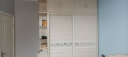 艾郎仕 北欧简约现代实木衣柜推拉门2门移门组装板式柜子卧室整体衣柜 2.0衣柜+顶柜+转角柜 2门 实拍图