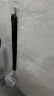 鸿迪 TPR硅胶马桶刷套装高尔夫刷头360度无死角家用洗厕所刷子黑科技免打孔日本卫生间清洁神器浴室 黑色（带挂钩） 实拍图