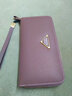书果儿(SHU GUO ER)女士长款钱包女韩版皮夹时尚小鹿钱夹多功能 Y1007 紫色#C223 实拍图