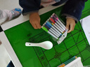 六品堂漂浮笔水中画画悬浮笔遇水漂浮水上作画白板笔孩子神奇画笔可擦可漂彩色水性飘浮笔水画创意趣味 漂浮笔8色+勺子 实拍图