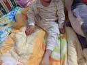 小素材儿童秋衣秋裤婴儿春秋衣服宝宝保暖内衣套装男童纯棉新生儿睡衣女 水果宝贝中领套蓝 80 实拍图
