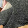 恒源祥羊绒袜子男士加绒加厚冬季厚毛巾袜子保暖春秋中长筒羊毛袜 男加厚款（32%羊绒）：黑色 4双 均码 --保暖羊绒系列 实拍图