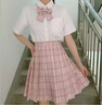【JK制服官方】正版JK制服套装学院风格裙水手裙全套百褶裙女学生日系不良少女正统校服童女 少女心事+领花+基础短袖衬衫 S【尺码偏小】 实拍图
