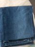 增致牛仔（ZENGZHI）男士商务休闲修身小直筒牛仔裤男舒适百搭长裤 蓝色 33码 晒单实拍图