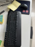 微软无线蓝影套装2000 黑色 | 无线带USB收发器 加密键盘+全尺寸蓝影对称鼠标 力学掌托 无线办公键鼠套装 实拍图