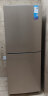 华凌冰箱175升双门家电冰箱节能低音二门双温深冷速冻家用租房冷冻冷藏冰箱BCD-175CH 金色 实拍图