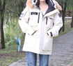 波司登（BOSIDENG）极寒90鹅绒羽绒服短款冬季男女款一手长大毛领保暖加厚外套 冰霜白8786 M 165/88A 实拍图