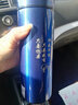 水宜生保温杯男士泡茶316不锈钢便携水杯女教师节礼物高档刻字定制礼盒 浅海蓝 实拍图