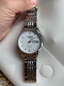 KASSAW瑞士认证卡梭名表手表男女全自动机械表进口机芯防水夜光情侣手表 本色白面-简约双日历-男款876 实拍图