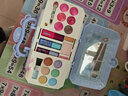 迪士尼儿童化妆品表演公主彩妆盒无毒套装小女孩幼儿园演出生日礼物玩具 嘉年美妆迷你盒(蓝色） 实拍图
