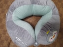 达克鸭脖子枕U型枕飞机火车旅行枕护颈枕便携办公室午睡枕车用颈部靠枕 恐龙(绿色)【亲肤超柔面料】 实拍图