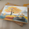 瑞尚电表箱装饰画免打孔轻奢挂画遮挡箱电闸箱多媒体盒配电箱客厅壁画 金鹿送福A 60*40可覆盖（横50竖30）晶瓷面 实拍图