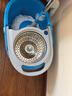 世家手压旋转拖把旋风拖易净旋风可拆卸手压式甩干双驱动含2原装头 蓝色 实拍图
