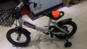 XBEIER   儿童自行车男女小孩单车可折叠2-10岁宝宝童车脚踏车 普通辅助轮折叠款白色 14寸适合90-115身高 实拍图