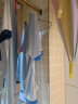 川崎羽毛球服套装男女夏运动速干短袖T恤训练队服K1801 男款蓝色 2XL 实拍图