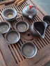 康乐品宜兴紫砂茶具套装功夫茶具原矿紫砂壶盖碗茶洗茶杯整套办公泡茶具 17款紫砂茶具11头-礼盒装 实拍图