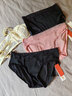 金三塔女式内裤女真丝花边低腰无痕三角裤NZF9C218 西柚粉1260 L 实拍图