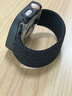 BHO【热销5万+】适用苹果手表表带apple iwatch s10/s11表带s9/se3/2单圈编织表带s8/7尼龙女士男生款 木炭黑色 44/45/46mmXS码-腕围150-160mm 实拍图