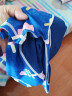 李宁 LI-NING 儿童泳衣 男童分体泳裤冲浪服舒适透气速干泳装 LSSN671-2深蓝色 150（130-140cm） 实拍图