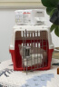 爱丽思（IRIS）宠物航空箱猫笼猫包太空舱猫咪幼犬出行包托运箱旅行箱超大便携 SS-红(5kg内犬猫) 实拍图