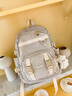 viney书包小学生ins风韩版高中大学生背包儿童书包初中双肩包电脑包高颜值大容量时尚潮流户外出游旅行包轻便日系4-6年级简约休闲可爱 实拍图